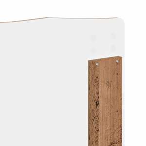 Rám postele s čelo Staré dřevo 120 x 200 cm kompozitní dřevo - obrázek 12