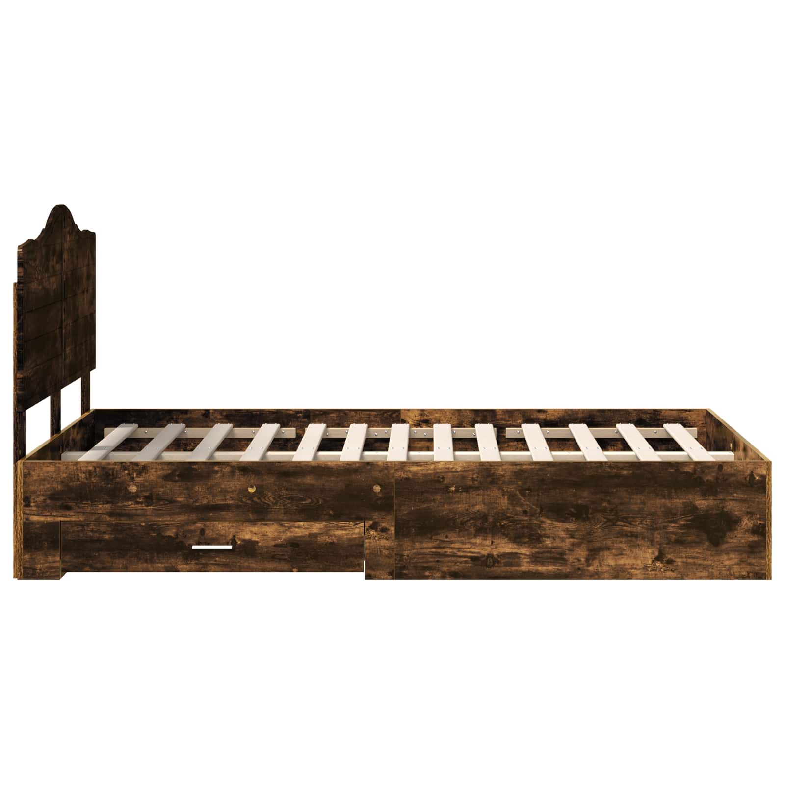 Konstrukcija postelje z vzglavjem Dimljeni oreh 120 x 190 cm - slika 9