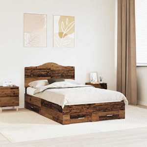 Konstrukcija postelje Star les 120 x 190 cm Konstruiran les