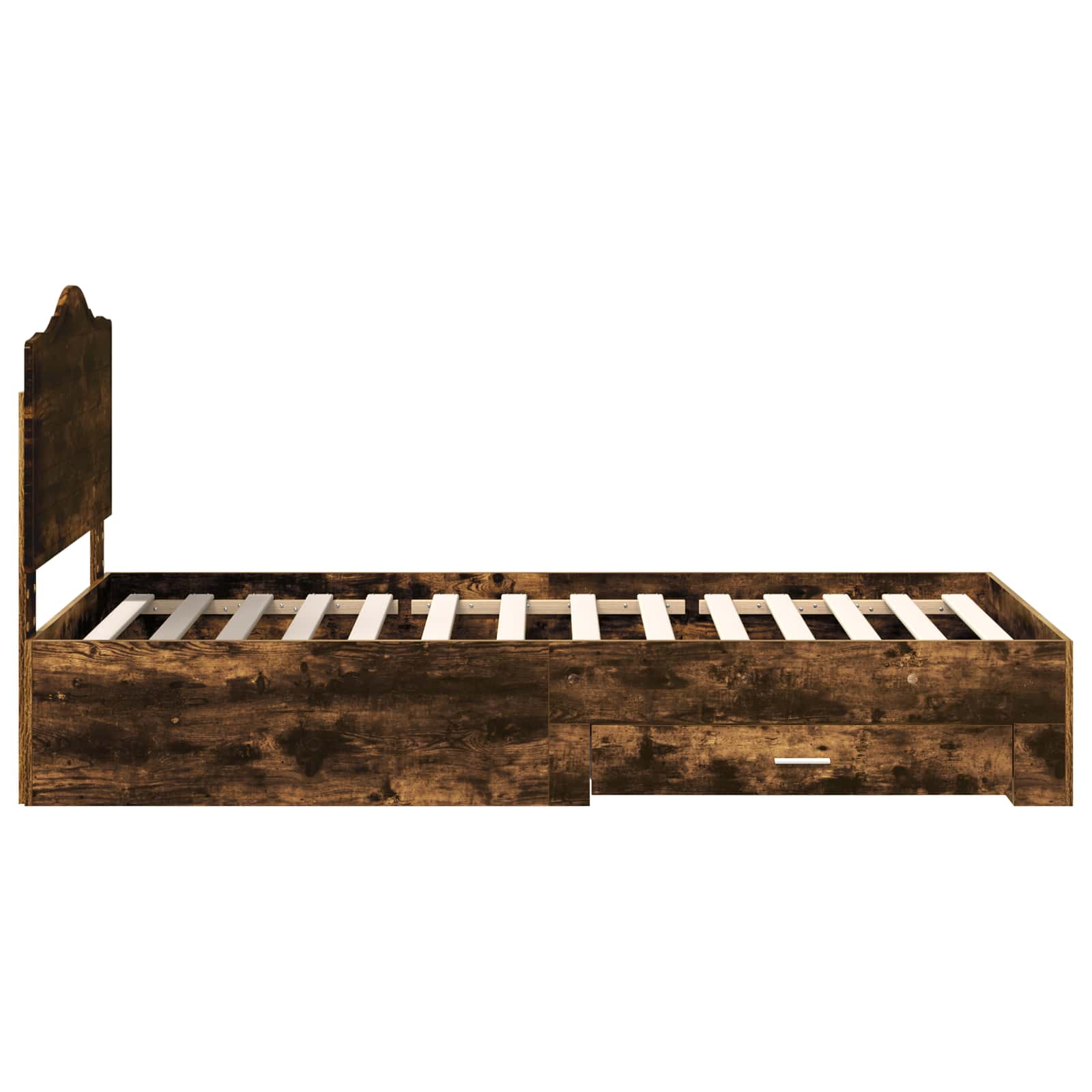 Konstrukcija postelje Dimljeni oreh 90 x 190 cm Konstruiran les - slika 8