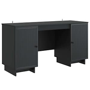 vidaXL Laud Must Tehispuit 142,5 x 50 x 75 cm