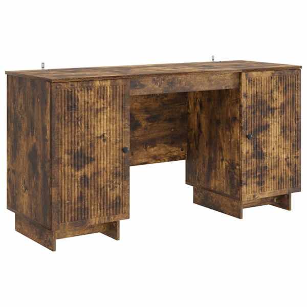 vidaXL Laud Suitsutatud tamm Tehispuit 142,5 x 50 x 75 cm
