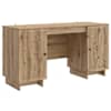 vidaXL Laud Artisan tamm Tehispuit 142,5 x 50 x 75 cm