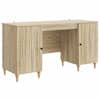 vidaXL Laud Sonoma 142,5 x 50 x 75 cm Tehispuit