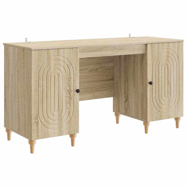 vidaXL Laud Sonoma 142,5 x 50 x 75 cm Tehispuit