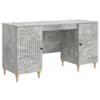 vidaXL Laud Betoonhall 142,5 x 50 x 75 cm Tehispuit