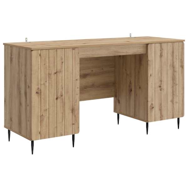 vidaXL Laud Artisan tamm Tehispuit 142,5 x 50 x 75 cm