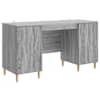 vidaXL Laud riiuliga uksega Hall Sonoma 142,5 x 50 x 75 cm Tehispuit