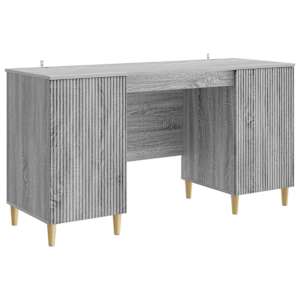 vidaXL Laud riiuliga uksega Hall Sonoma 142,5 x 50 x 75 cm Tehispuit