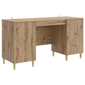 vidaXL Laud Artisan tamm Tehispuit 142,5 x 50 x 75 cm