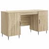 vidaXL Laud Sonoma tamm 142,5 x 50 x 75 cm Tehispuit