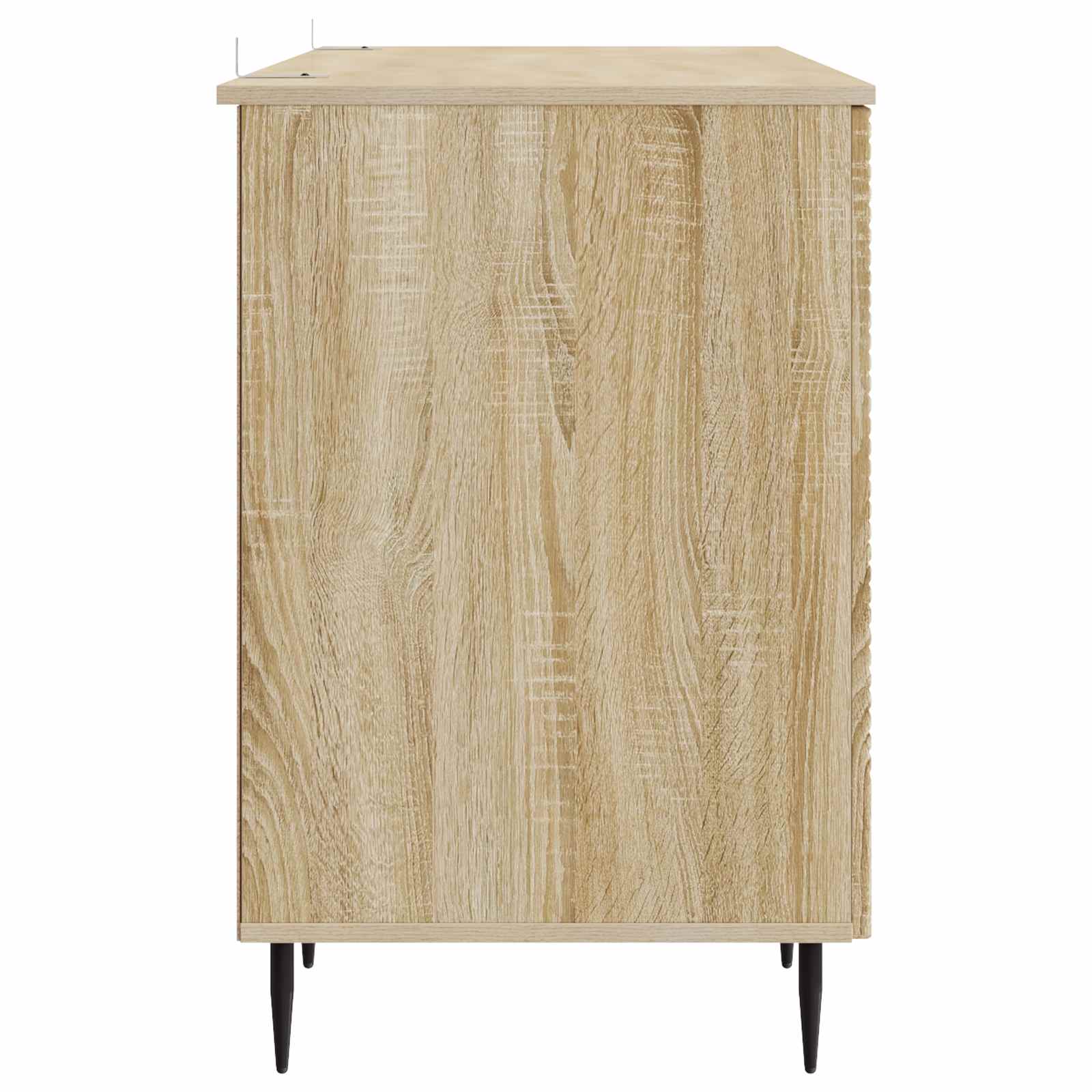 Miza s polico Sonoma hrast 142,5 x 50 x 75 cm Inženirski les - slika 5