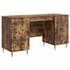 vidaXL Laud Suitsutatud tamm 142,5 x 50 x 75 cm Tehispuit