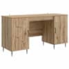 vidaXL Laud Artisan tamm 142,5 x 50 x 75 cm Tehispuit