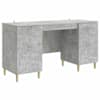 vidaXL Laud Betoonhall 142,5 x 50 x 75 cm Tehispuit