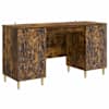 vidaXL Laud Suitsutatud tamm 142,5 x 50 x 75 cm Tehispuit