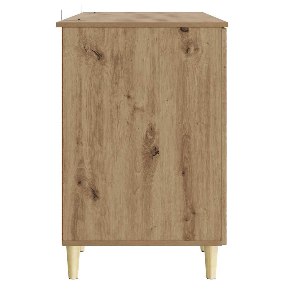 Bord 142,5 x 50 x 75 cm Konstrueret træ - Billede 5