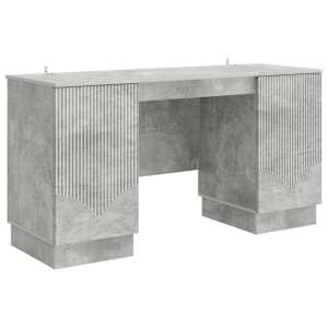 vidaXL Laud Betoonhall 142,5 x 50 x 75 cm Tehispuit