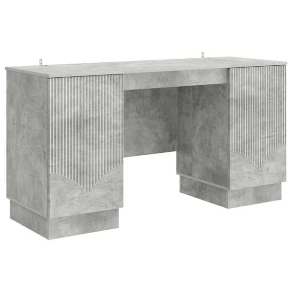 vidaXL Laud Betoonhall 142,5 x 50 x 75 cm Tehispuit