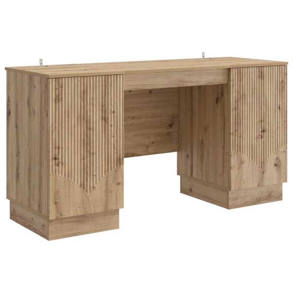 vidaXL Laud Artisan tamm 142,5 x 50 x 75 cm Tehispuit