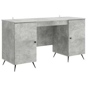 vidaXL Laud Betoonhall 142,5 x 50 x 75 cm Tehispuit