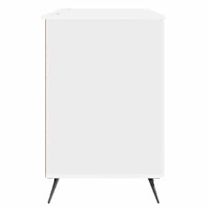 Stůl Bílá s vysokým leskem 142,5 x 50 x 75 cm Kompozitní dřevo - obrázek 6