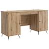 vidaXL Laud Artisan tamm 142,5 x 50 x 75 cm Tehispuit