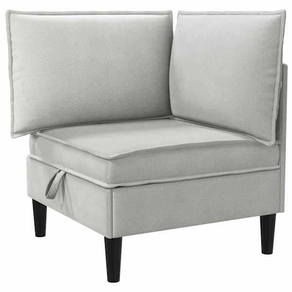 vidaXL Nurgadiivan koos panipaigaga Helehall Samet