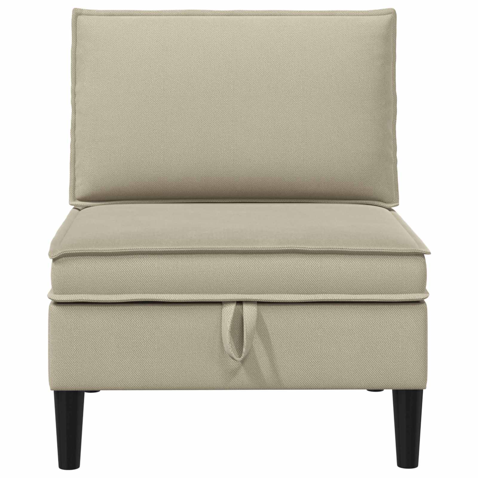 Srednji sofa z shrambo Peščena Žamet - slika 5