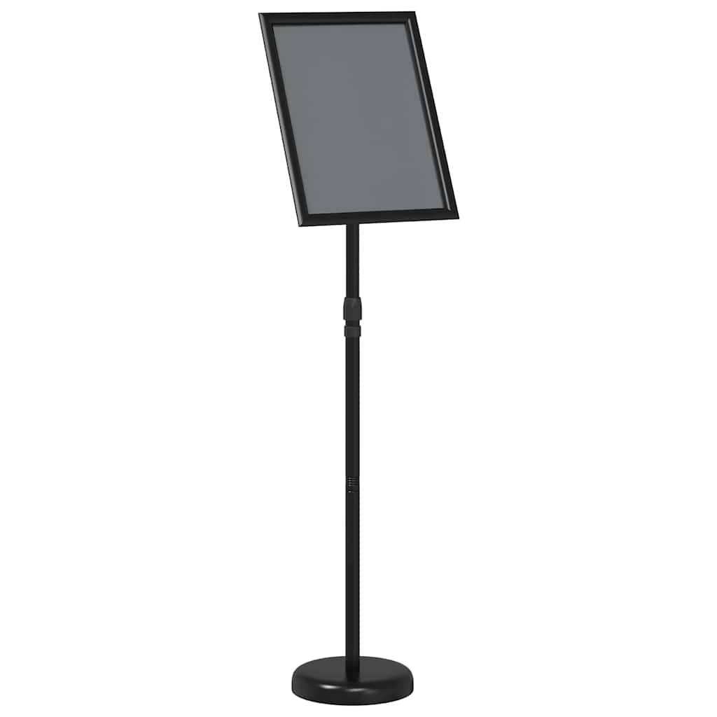 Thumbnail - vidaXL Messestände Schwarz 25 x 25 x 125 cm Aluminium