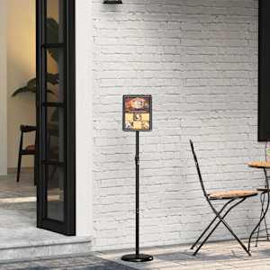 Razstave na sejmih Črna 25 x 25 x 125 cm Aluminij