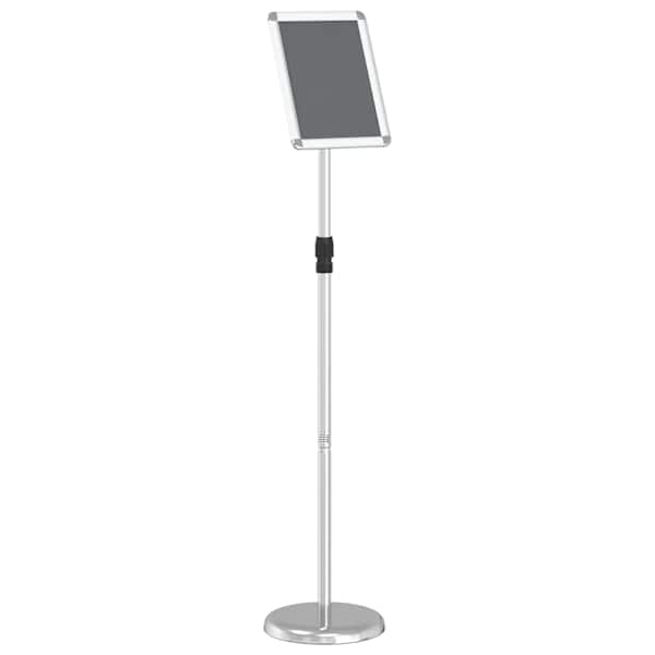 vidaXL Messin&auml;itus Displays H&otilde;bedane 25 x 25 x 125 cm Alumiinium