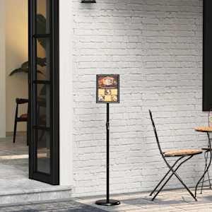 Razstave na sejmih Črna 25 x 25 x 125 cm Aluminij