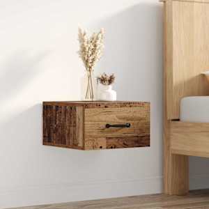 Noční skříňka Staré dřevo 35 x 35 x 20 cm kompozitní dřevo - obrázek 1