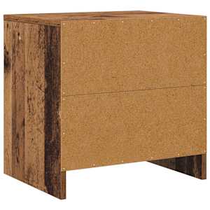 Noční skříňka Staré dřevo 45 x 34 x 44,5 cm kompozitní dřevo - obrázek 9