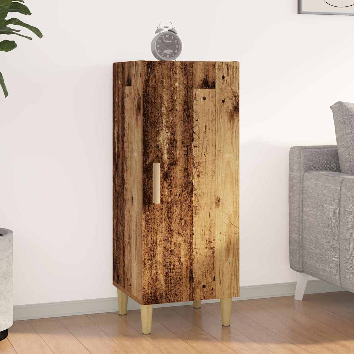 Sideboard 34,5 x 34 x 90 cm Konstrueret træ
