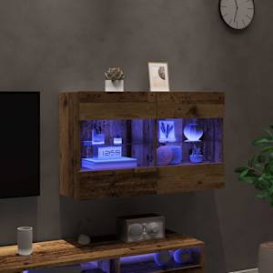 TV wall cabinet Nástěnný Staré dřevo 98,5 x 30 x 60,5 cm - obrázek 6