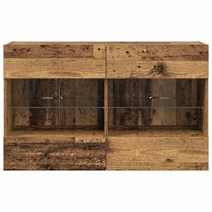 TV wall cabinet Nástěnný Staré dřevo 98,5 x 30 x 60,5 cm - obrázek 8