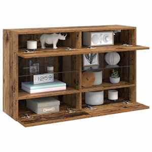 TV wall cabinet Nástěnný Staré dřevo 98,5 x 30 x 60,5 cm - obrázek 3