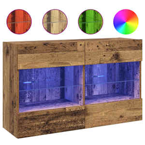 TV wall cabinet Nástěnný Staré dřevo 98,5 x 30 x 60,5 cm - obrázek 4