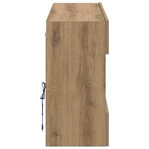 TV wall cabinet s LED Artisanový dub 98,5 x 30 x 60,5 cm - obrázek 9