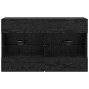 TV wall cabinet Černý dub 98,5 x 30 x 60,5 cm kompozitní dřevo - obrázek 8