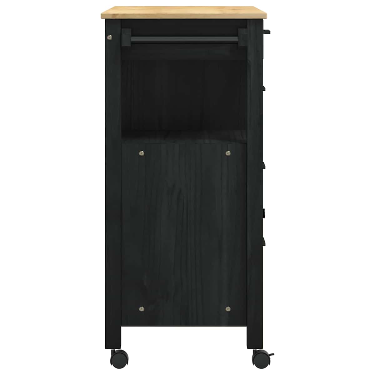 Køkkenvogn MONZA 84 x 40 x 88,5 cm Massivt fyrretræ - Billede 6