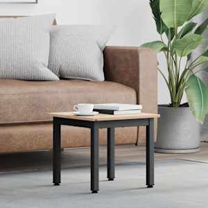 Klubska miza Naravna 40 x 40 x 36 cm Masivno borovo les