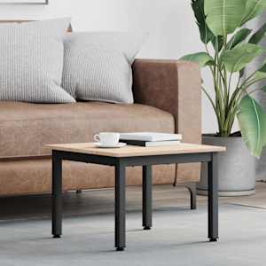 Klubska miza Naravna 50 x 50 x 36 cm Masivno borovo les