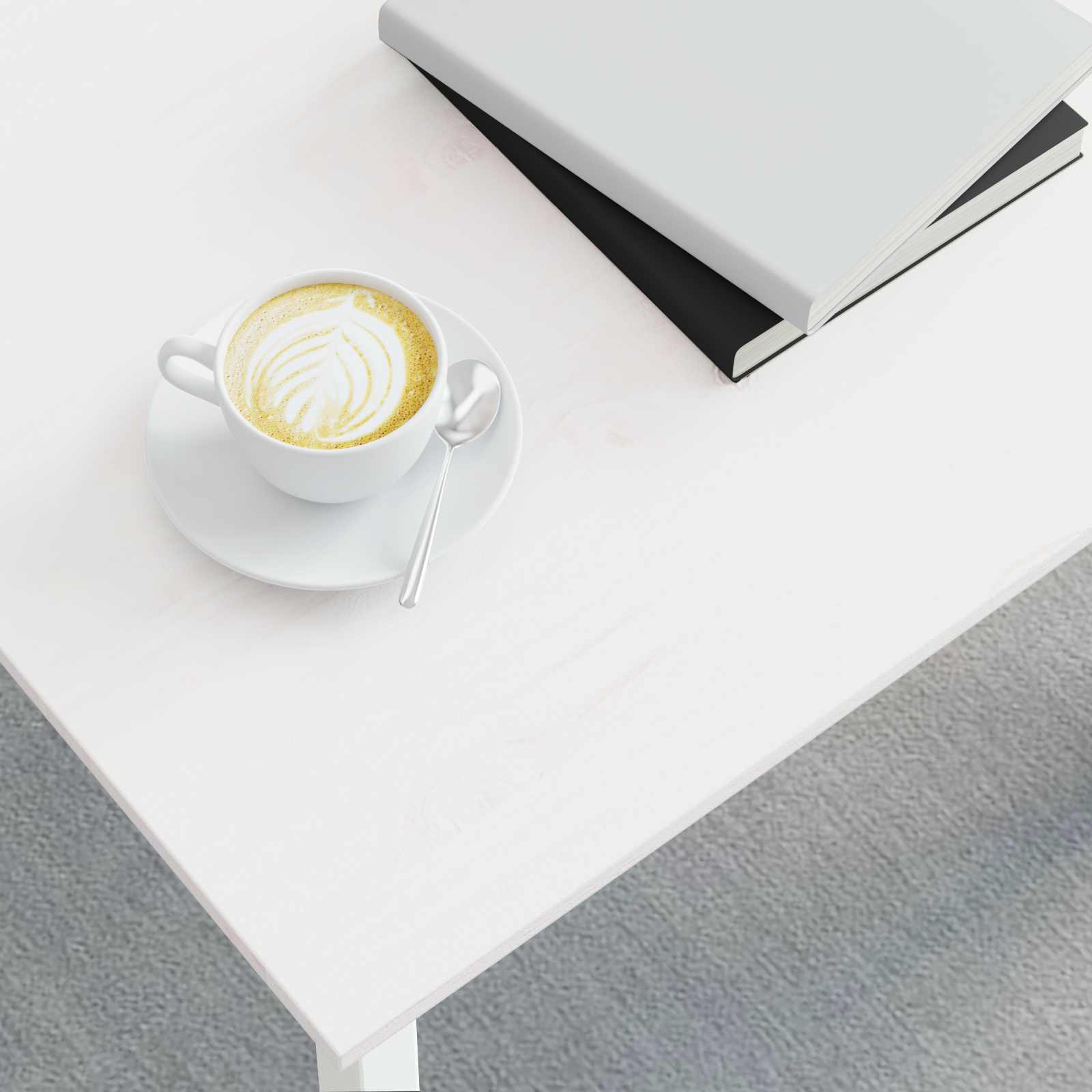 Salontafel Wit 60 x 30 x 36 cm Massief grenenhout image 4