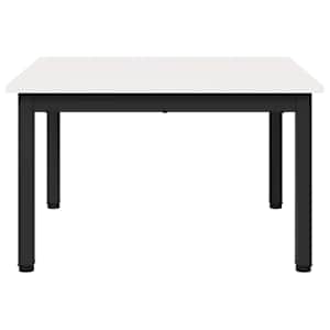 Konferenční stolek Bílá 60 x 60 x 36 cm Masivní borové dřevo - obrázek 6