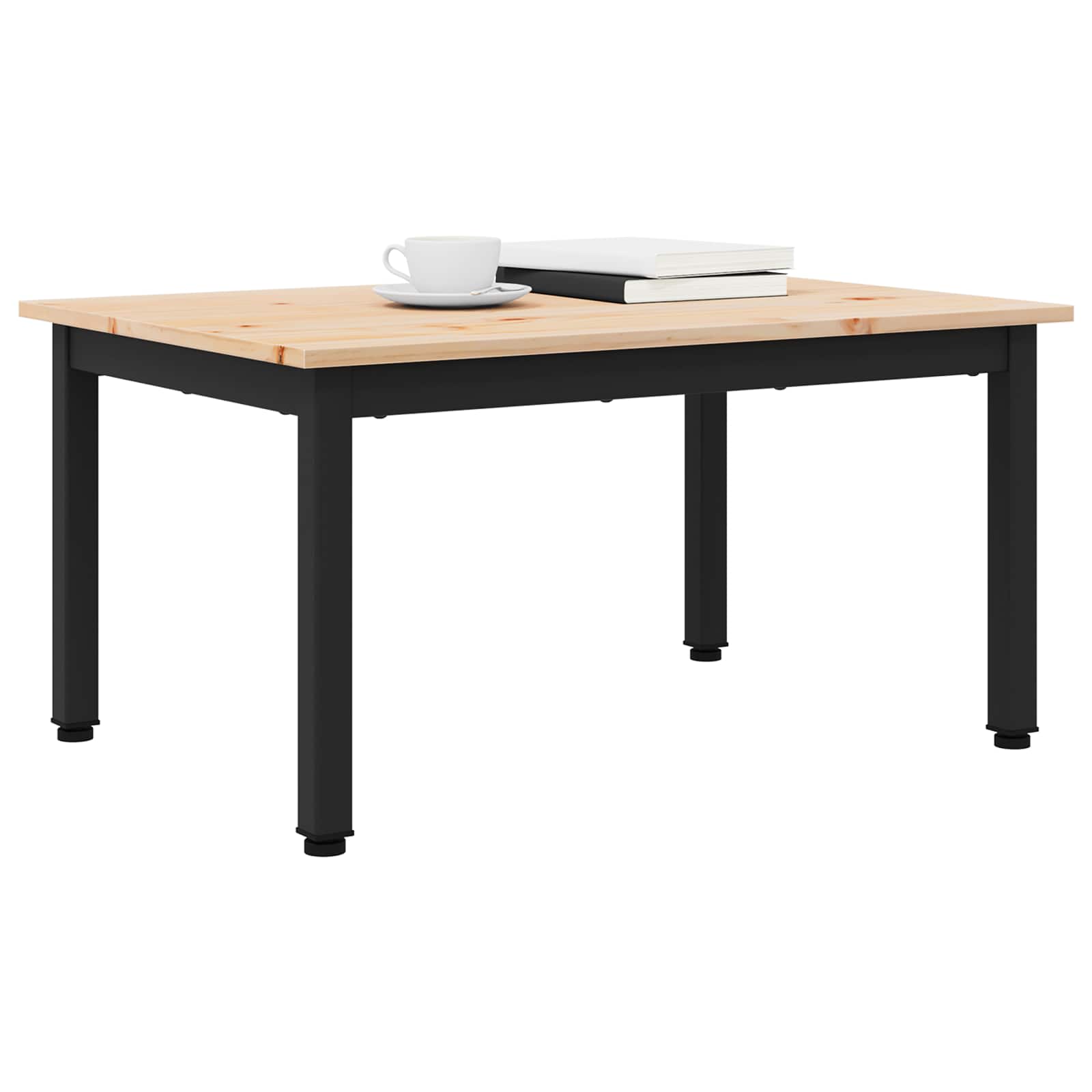 vidaXL Salontafel Naturel 60 x 50 x 36 cm Massief grenenhout