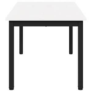 Konferenční stolek Bílá 100 x 50 x 45 cm Masivní borové dřevo - obrázek 6