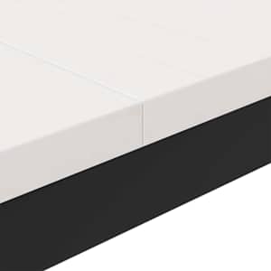 Konferenční stolek Bílá 80 x 80 x 45 cm Masivní borové dřevo - obrázek 8